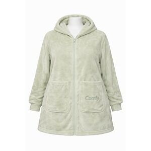 The Comfy Dream Full Zip Wearable Blanket Sage Green One Size